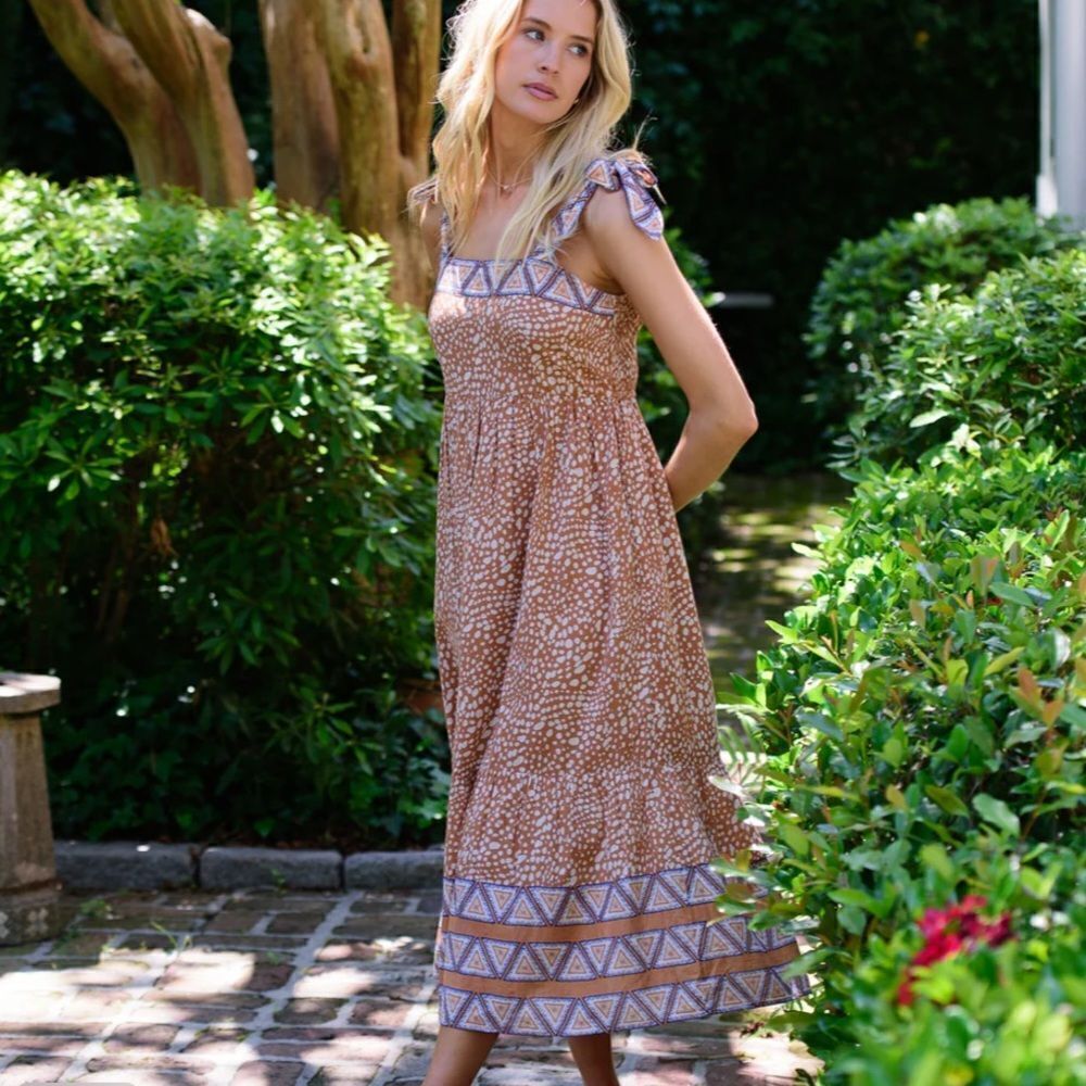 Olivia James The Label Doe Dress in Hide XS